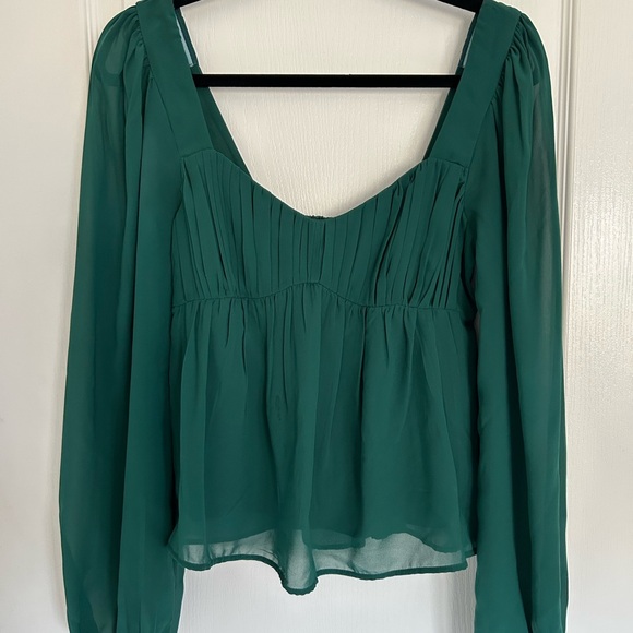 Abercrombie & Fitch Teal Blouse - Picture 1 of 2